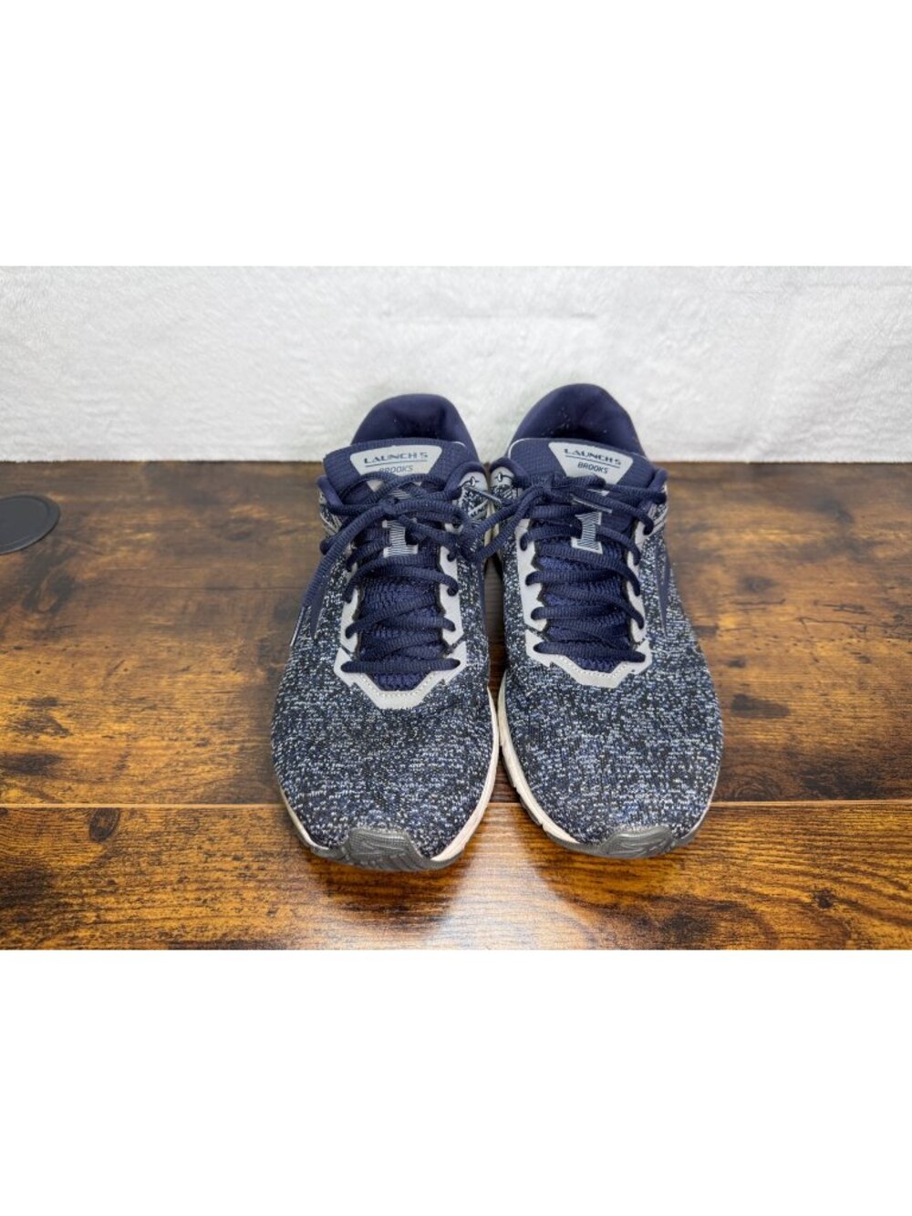 Brooks Launch 5 Blue & Gray Running Shoes Mens Lightweight & Breathable